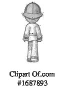 Firefighter Clipart #1687893 by Leo Blanchette