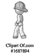 Firefighter Clipart #1687894 by Leo Blanchette