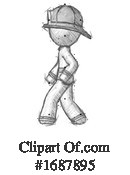 Firefighter Clipart #1687895 by Leo Blanchette