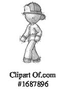 Firefighter Clipart #1687896 by Leo Blanchette