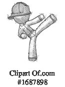 Firefighter Clipart #1687898 by Leo Blanchette