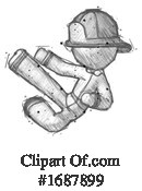 Firefighter Clipart #1687899 by Leo Blanchette