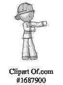 Firefighter Clipart #1687900 by Leo Blanchette