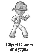 Firefighter Clipart #1687904 by Leo Blanchette