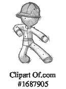 Firefighter Clipart #1687905 by Leo Blanchette