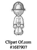 Firefighter Clipart #1687907 by Leo Blanchette