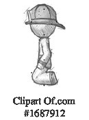 Firefighter Clipart #1687912 by Leo Blanchette
