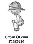 Firefighter Clipart #1687916 by Leo Blanchette