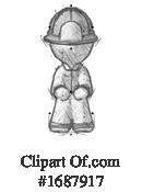 Firefighter Clipart #1687917 by Leo Blanchette