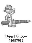 Firefighter Clipart #1687919 by Leo Blanchette