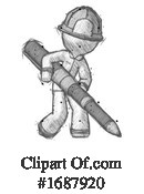 Firefighter Clipart #1687920 by Leo Blanchette