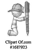 Firefighter Clipart #1687923 by Leo Blanchette