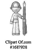 Firefighter Clipart #1687928 by Leo Blanchette