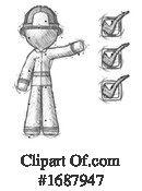 Firefighter Clipart #1687947 by Leo Blanchette