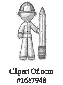 Firefighter Clipart #1687948 by Leo Blanchette