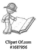Firefighter Clipart #1687956 by Leo Blanchette