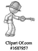 Firefighter Clipart #1687957 by Leo Blanchette
