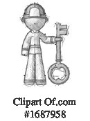 Firefighter Clipart #1687958 by Leo Blanchette