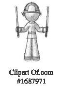 Firefighter Clipart #1687971 by Leo Blanchette