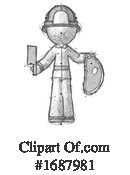 Firefighter Clipart #1687981 by Leo Blanchette