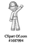 Firefighter Clipart #1687994 by Leo Blanchette