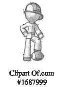 Firefighter Clipart #1687999 by Leo Blanchette