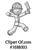 Firefighter Clipart #1688003 by Leo Blanchette