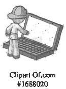 Firefighter Clipart #1688020 by Leo Blanchette
