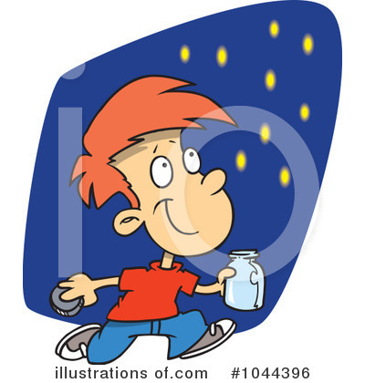 Royalty-Free (RF) Fireflies Clipart Illustration by toonaday - Stock Sample #1044396