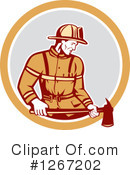 Fireman Clipart #1267202 by patrimonio