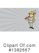 Fireman Clipart #1382667 by patrimonio