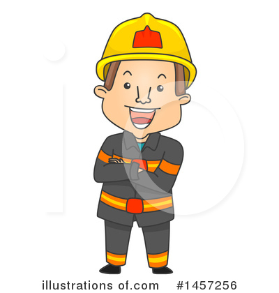 Firefighter Clipart #1457256 by BNP Design Studio