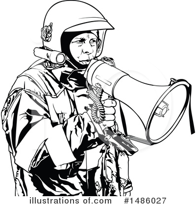 Royalty-Free (RF) Fireman Clipart Illustration by dero - Stock Sample #1486027