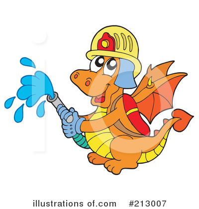Royalty-Free (RF) Fireman Clipart Illustration by visekart - Stock Sample #213007