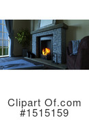 Fireplace Clipart #1515159 by KJ Pargeter