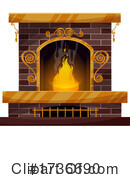 Fireplace Clipart #1736690 by Vector Tradition SM