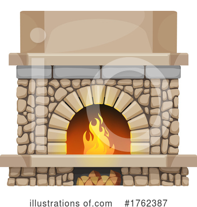 Royalty-Free (RF) Fireplace Clipart Illustration by Vector Tradition SM - Stock Sample #1762387
