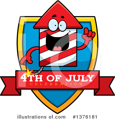 Fireworks Clipart #1376181 by Cory Thoman