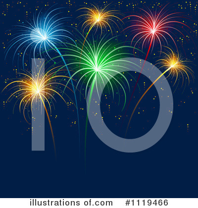 Royalty-Free (RF) Fireworks Clipart Illustration by dero - Stock Sample #1119466