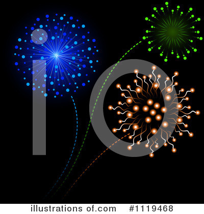 Royalty-Free (RF) Fireworks Clipart Illustration by dero - Stock Sample #1119468
