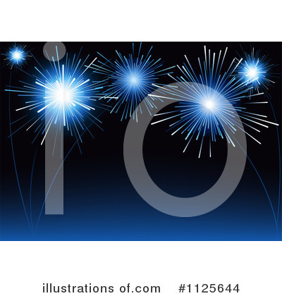 Royalty-Free (RF) Fireworks Clipart Illustration by dero - Stock Sample #1125644