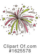 Fireworks Clipart #1625578 by Vector Tradition SM