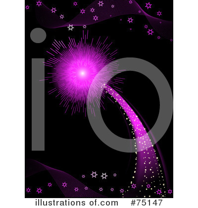 Royalty-Free (RF) Fireworks Clipart Illustration by elaineitalia - Stock Sample #75147