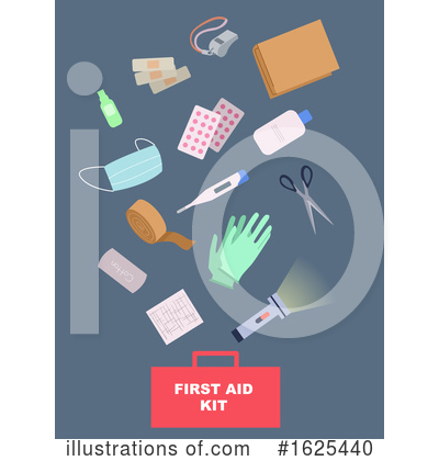 First Aid Kit Clipart #1625440 by BNP Design Studio