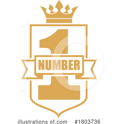 Number One Clipart #1803736 by Vector Tradition SM