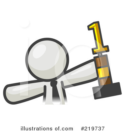 Royalty-Free (RF) First Place Clipart Illustration by Leo Blanchette - Stock Sample #219737