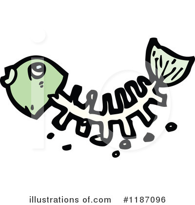 Royalty-Free (RF) Fish Bones Clipart Illustration by lineartestpilot - Stock Sample #1187096