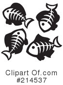 Fish Bones Clipart #214537 by visekart