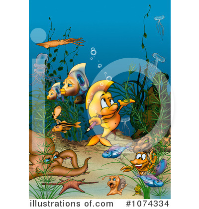 Royalty-Free (RF) Fish Clipart Illustration by dero - Stock Sample #1074334