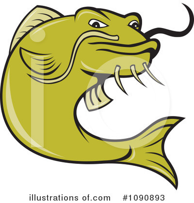 Catfish Clipart #1090893 by patrimonio